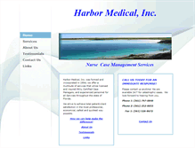 Tablet Screenshot of harbormedicalinc.net